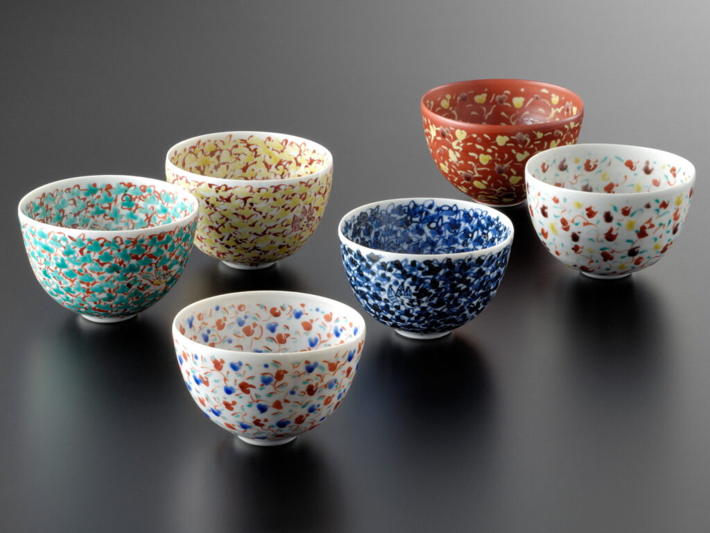 赤地健　赤地径　九谷　色絵