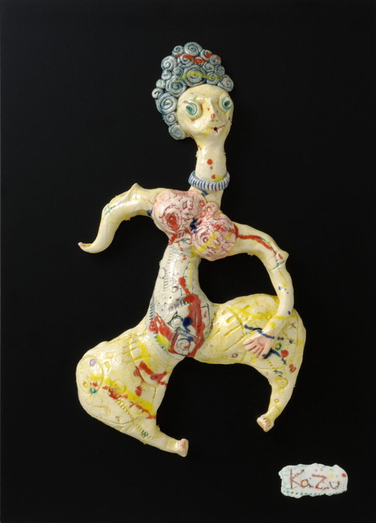 山田和　平成式彩色土偶