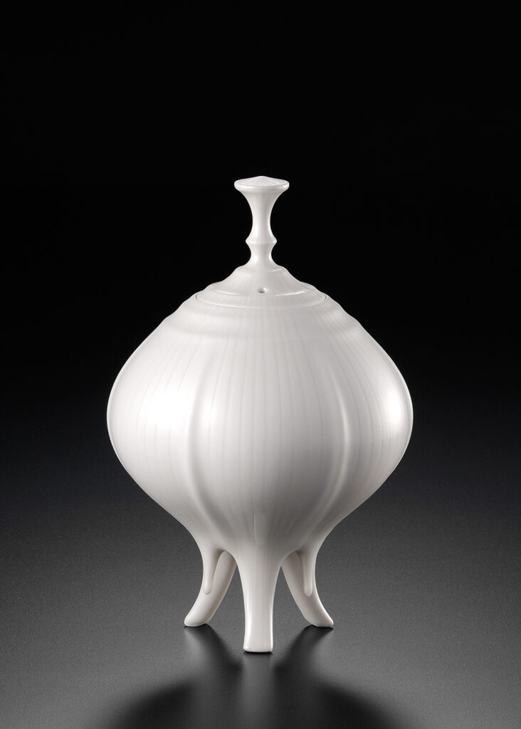 中田博士　真珠光彩　白磁