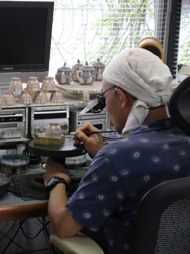 福菱雅之　岡山県津山市　祥瑞　染付