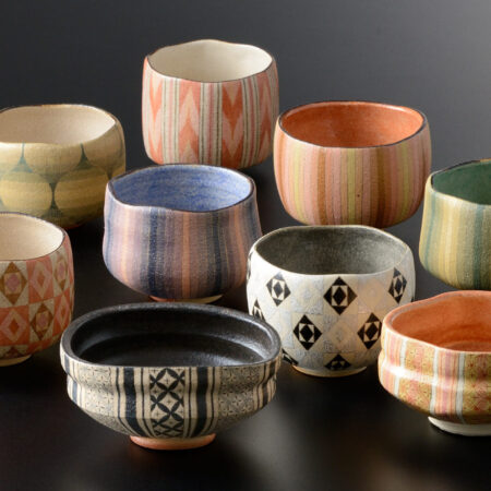 福野道隆　笠間　彩色