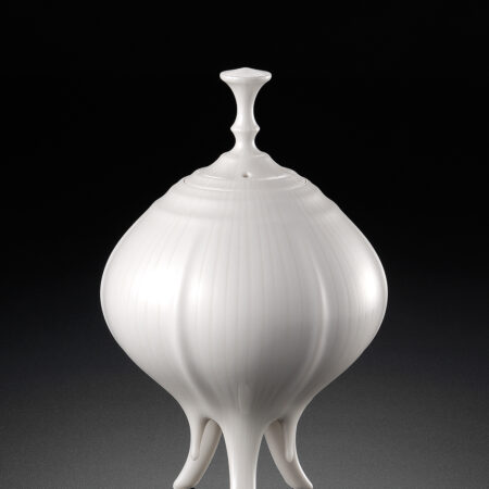 中田博士　九谷　白磁　真珠光彩