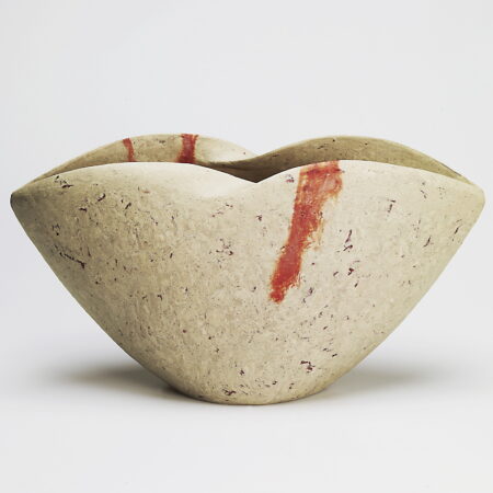 川端文男　備前　自然練込