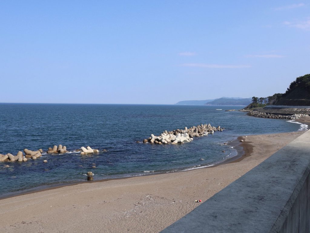 岩手県九戸玉川野田村　海岸　砂浜
