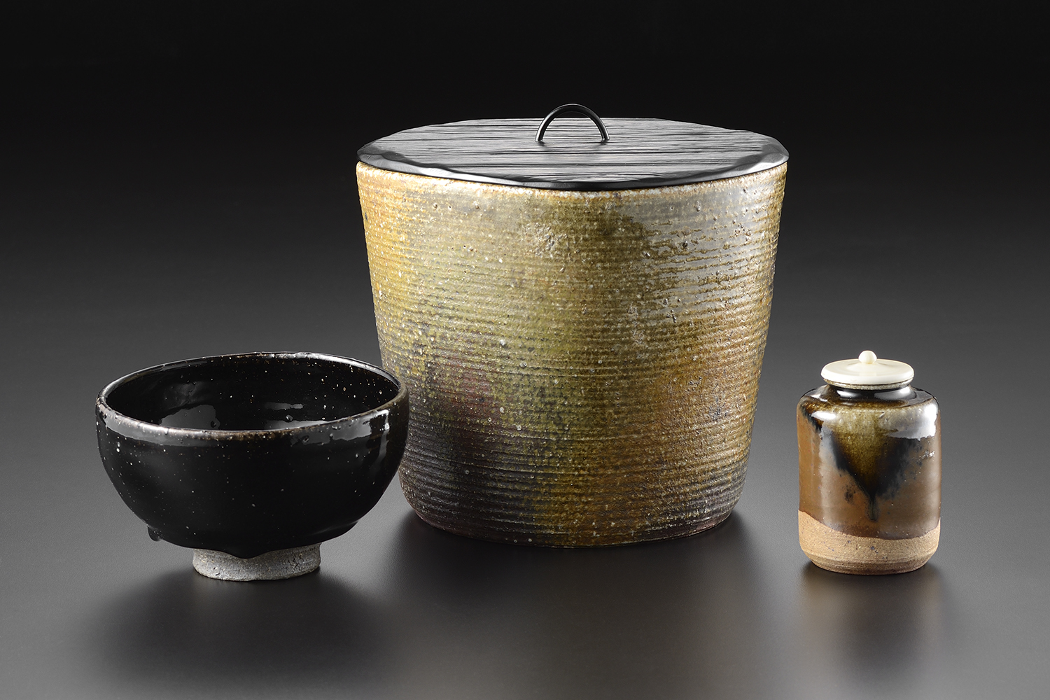 市野信水 丹波 個展 展示会 茶入 茶碗