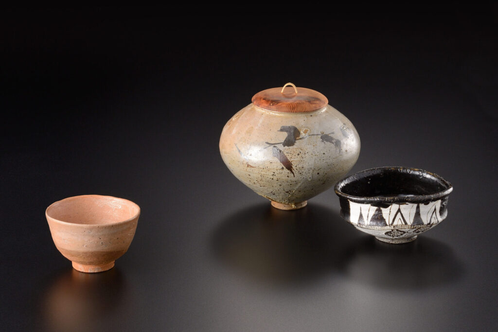 丸田宗彦　唐津　黒織部　奥高麗