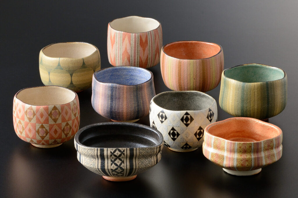 福野道隆　笠間　彩陶