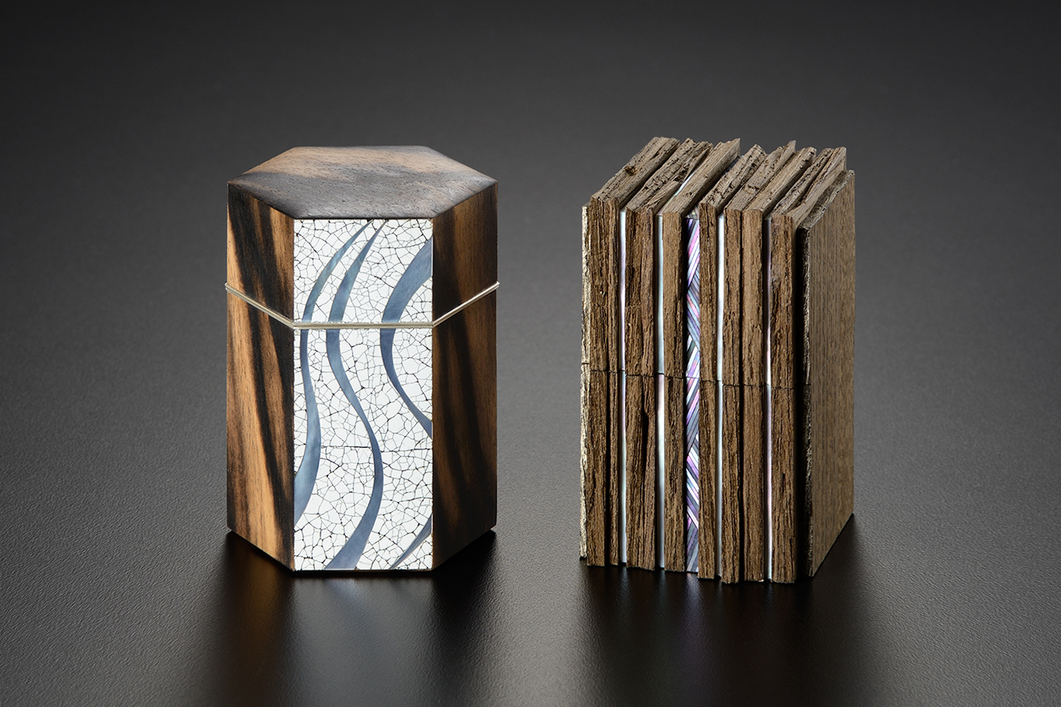 泉健太郎 漆芸 卵殻 螺鈿 個展 茶器