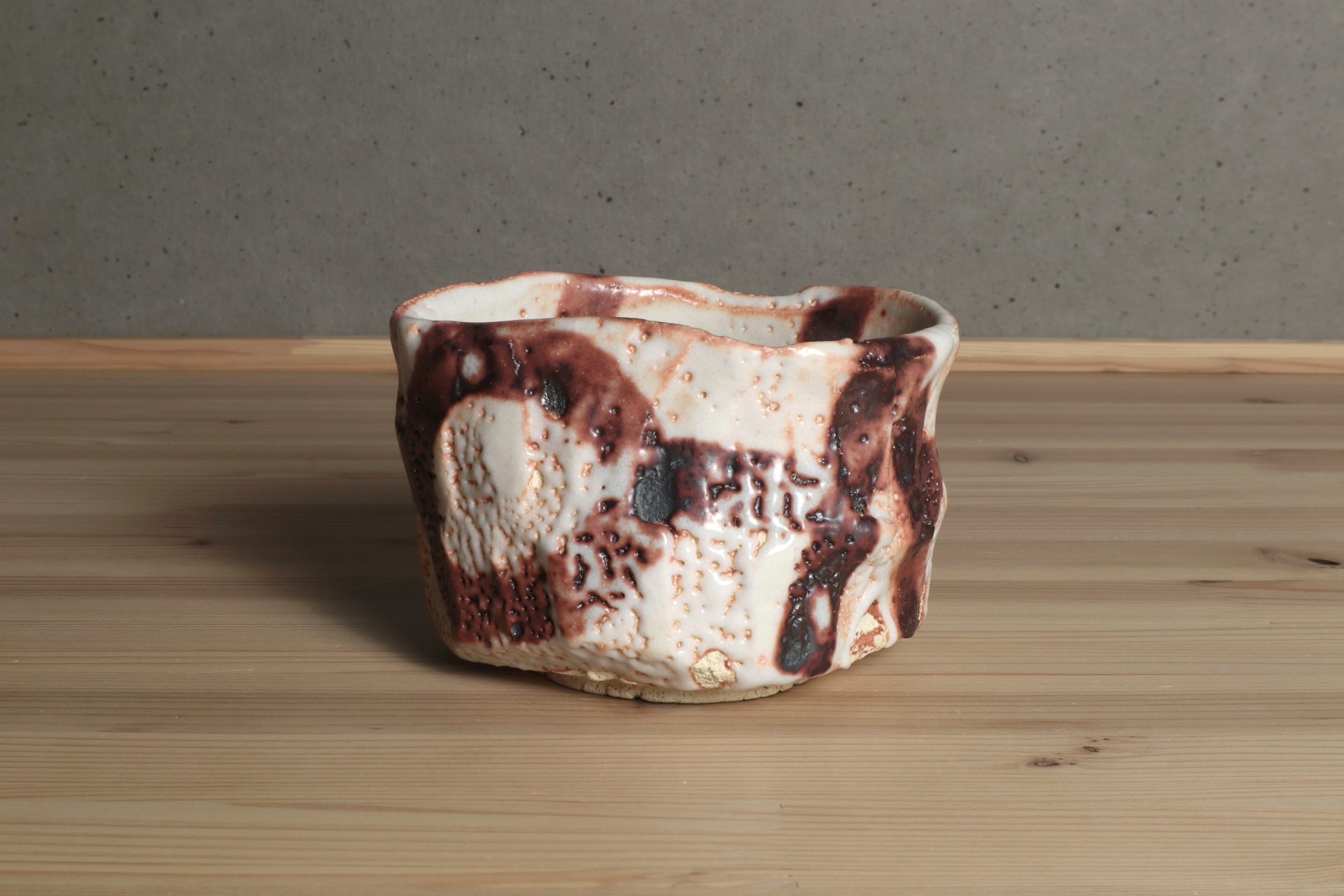 山田和 志野茶碗 越前 yamadakazu shino chawan