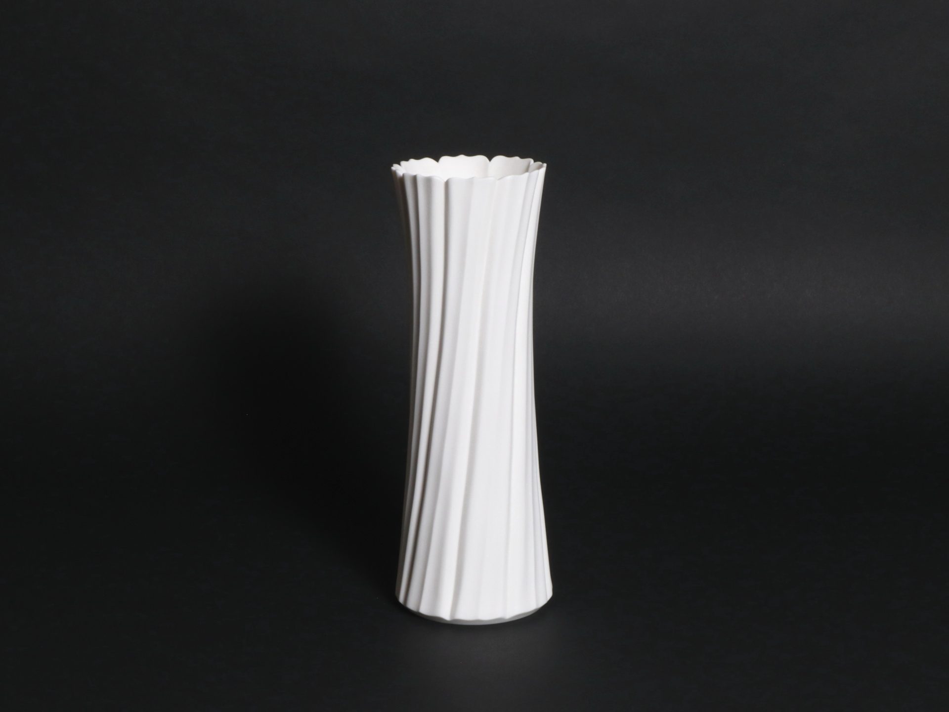 若杉聖子 白磁花入 花器