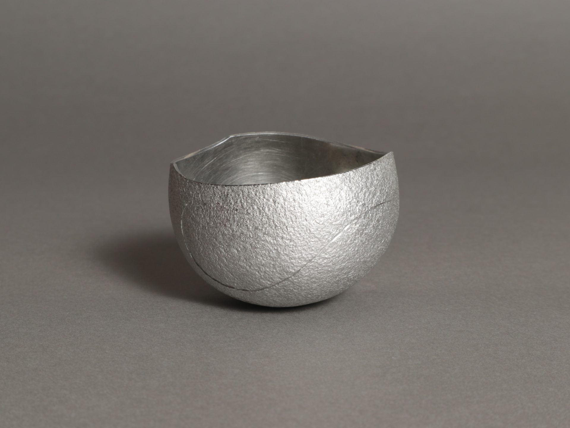 武田享恵 錫 鍛金 ぐい呑 盃 酒器