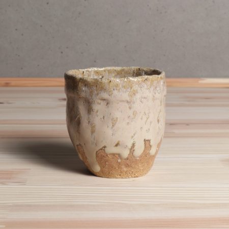 藤ノ木土平　唐津　斑唐津湯呑