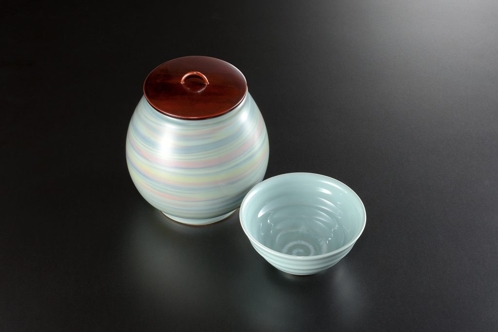 四代諏訪蘇山　京都　青磁