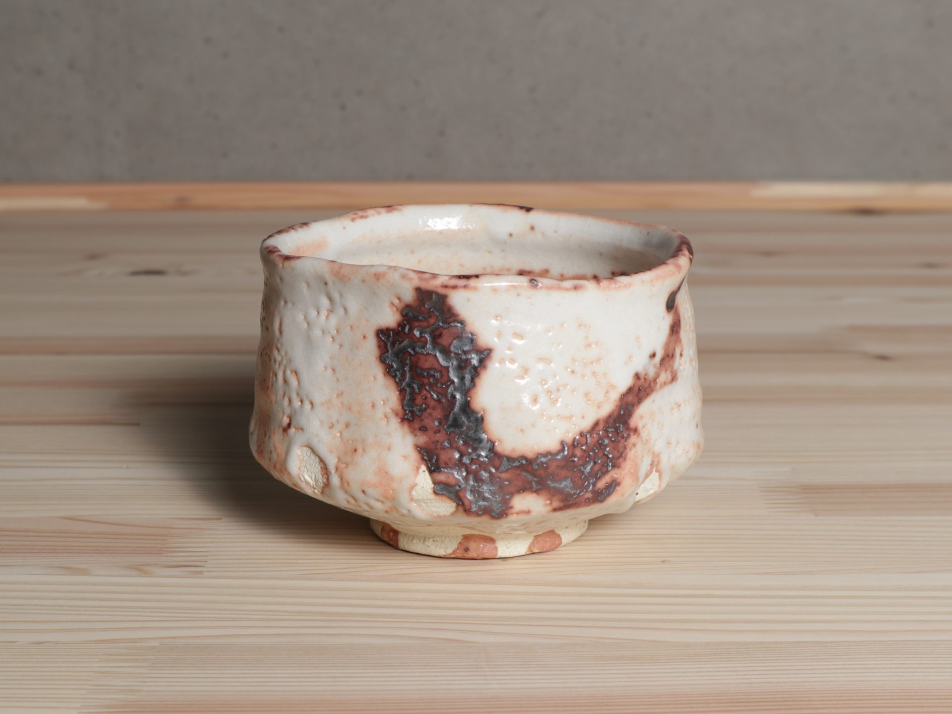 鈴木都　志野茶碗　個展　美濃