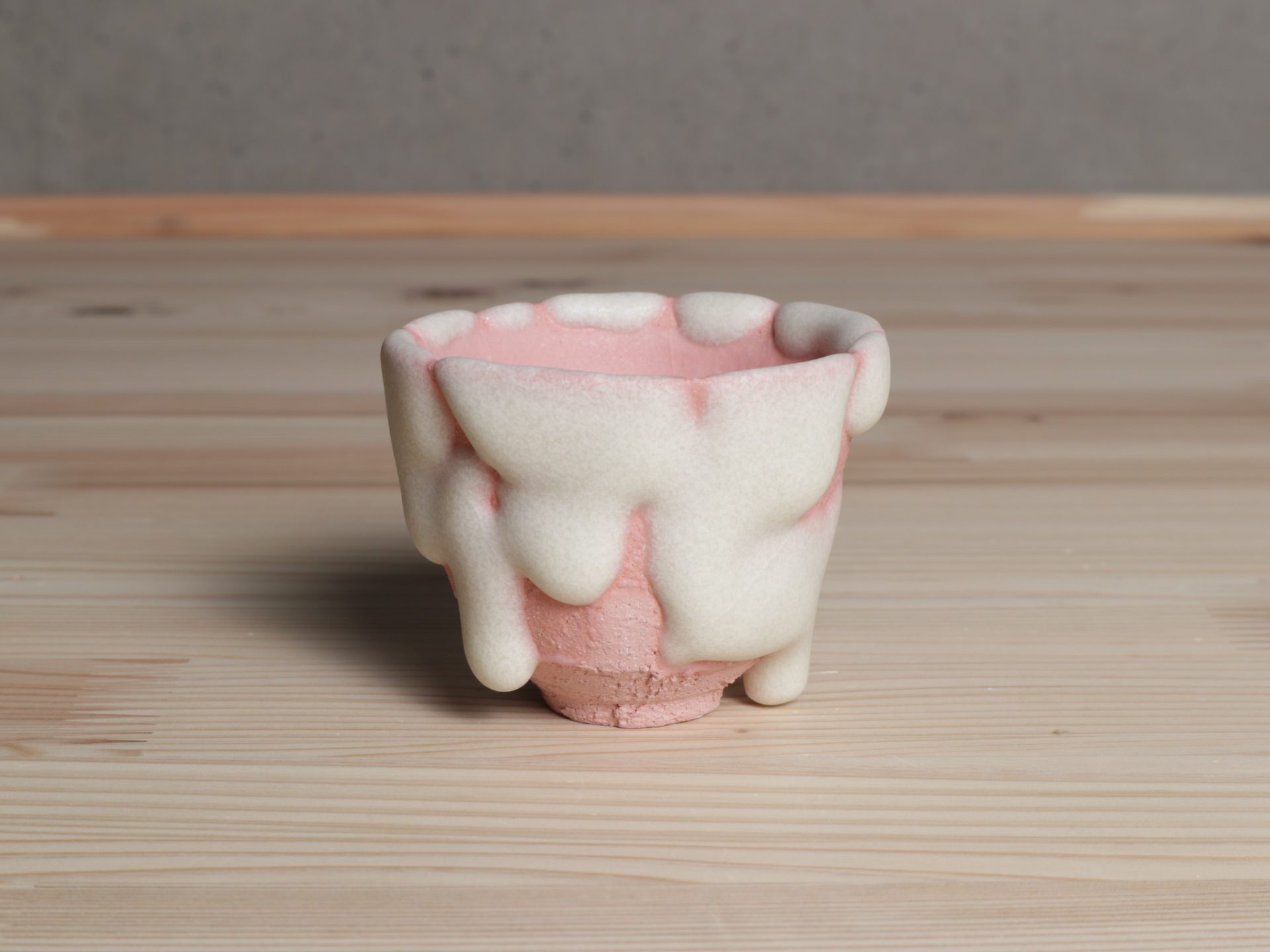 苺乳盃　星野友幸　ピンク　酒器　ぐい吞