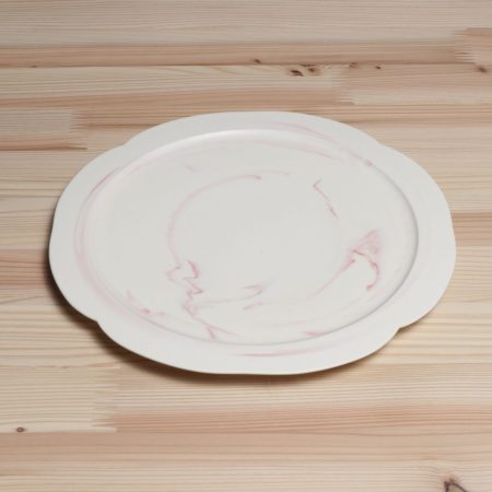 練上輪花皿　星野友幸　ピンク　食器　うつわ