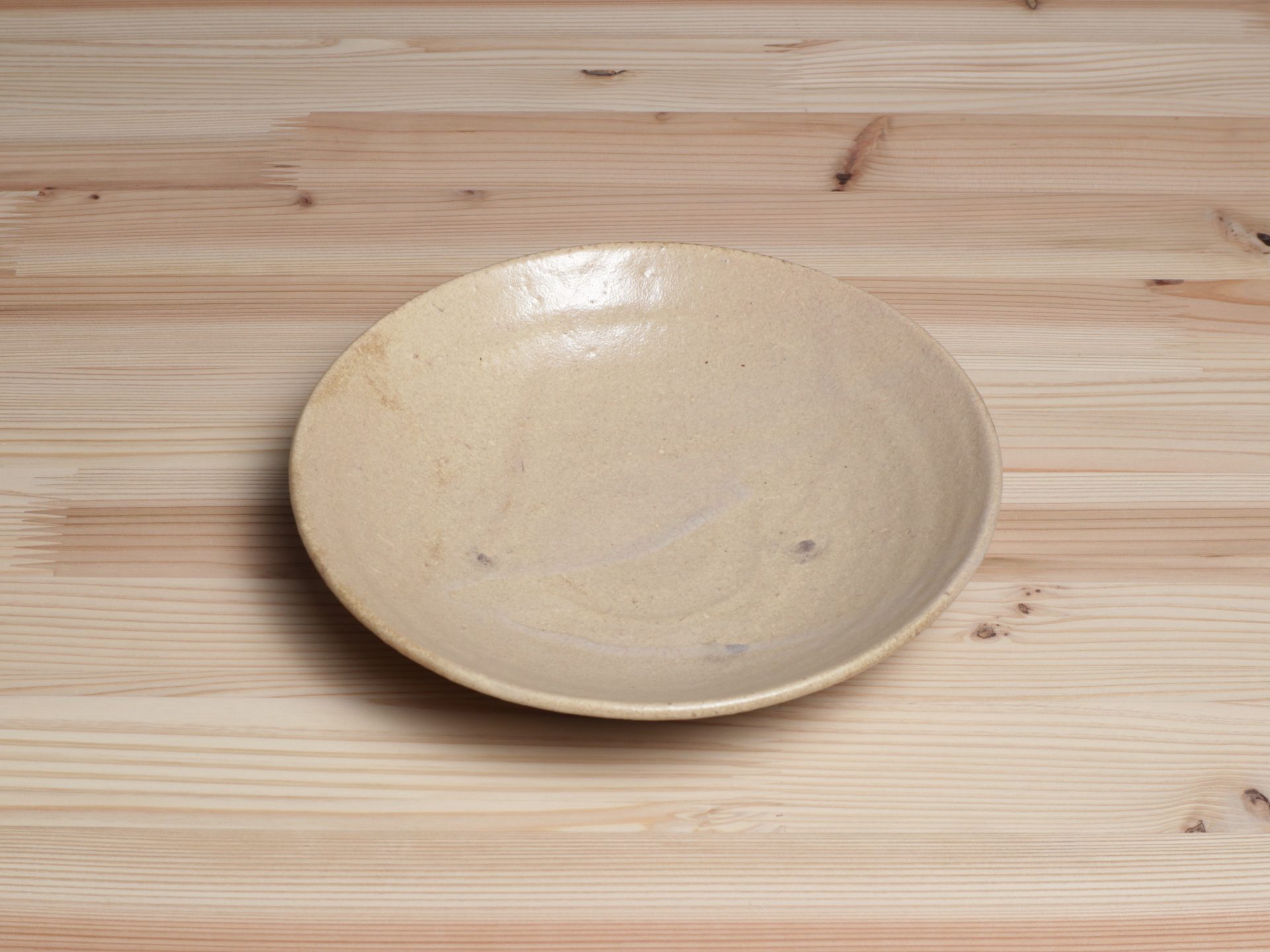 吉野桃李　萩萩無地刷毛目皿　食器　うつわ