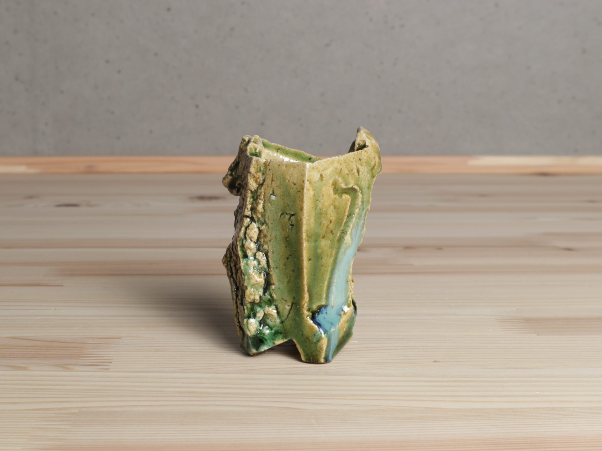 東田茂正 織部ぐい吞 面取 東京