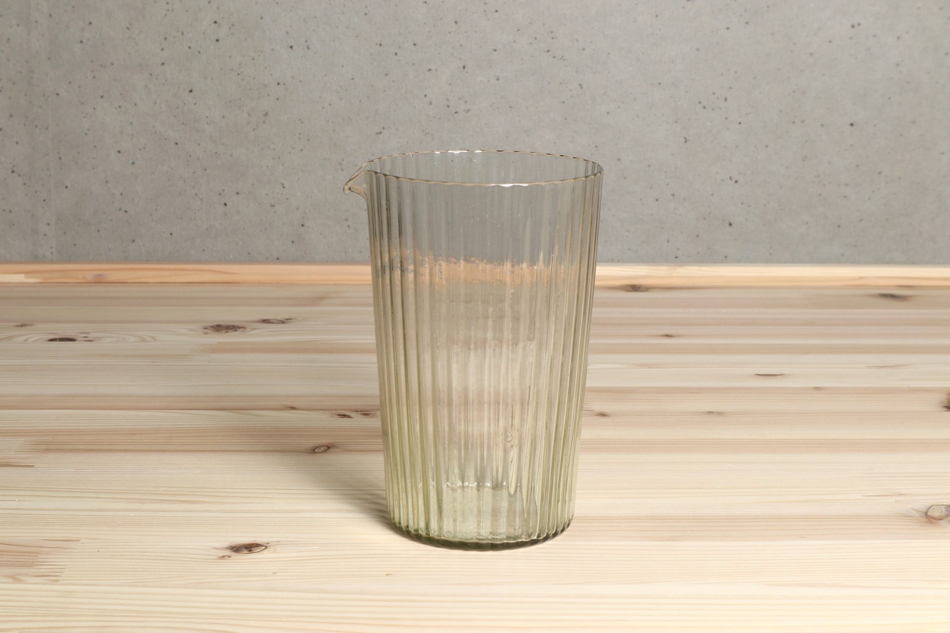 津田清和　ガラス　硝子　鎬片口L　奈良　葛城市