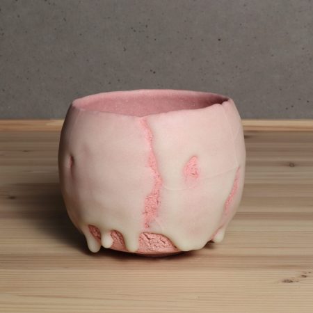 糖衣茶盌　星野友幸　茶碗　ピンク