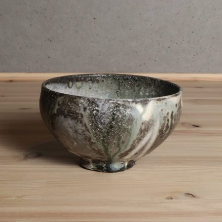 辻村唯　奈良　辻村史朗の長男　窯変粉引茶碗