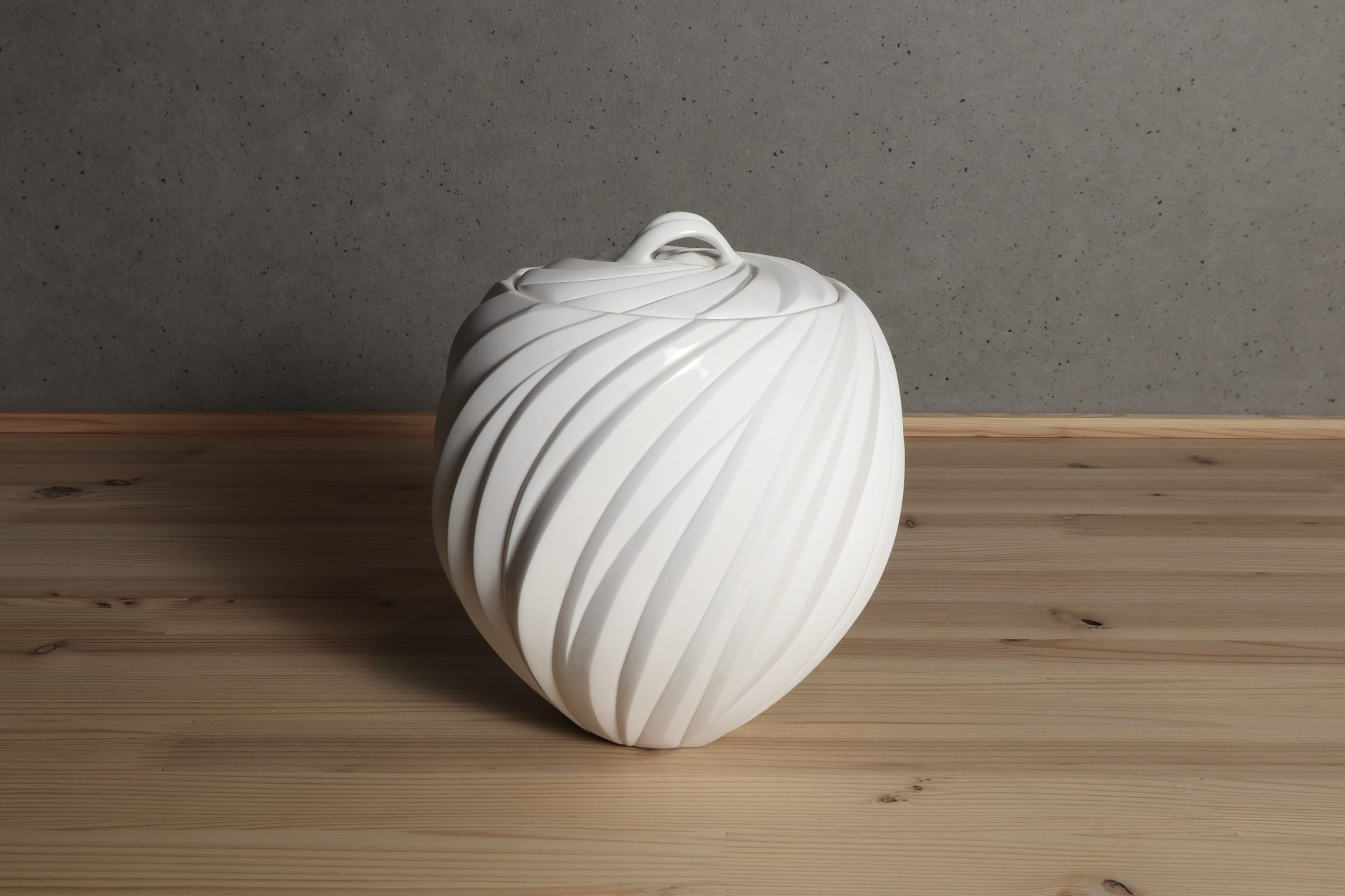 高橋奈己 白磁水指 水壺 茶道具