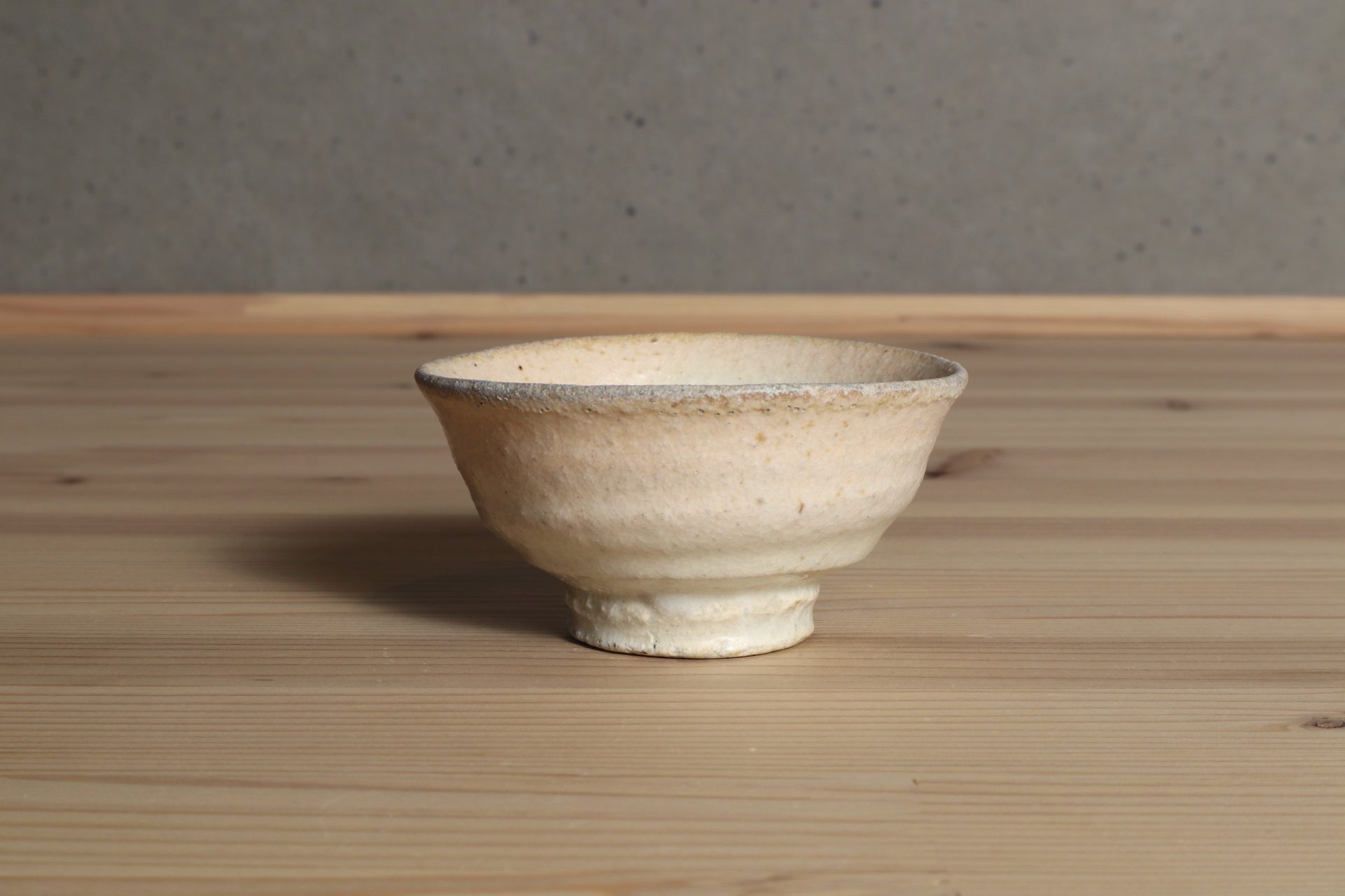 佐藤正一 堅手ぐい吞 白磁 盃 李朝 柏崎