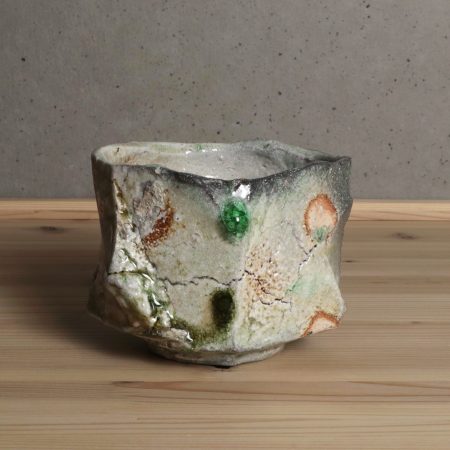 伊賀鎬茶碗　新学　伊賀　茶道具