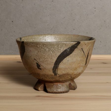 丸田宗彦　絵唐津割高台茶碗