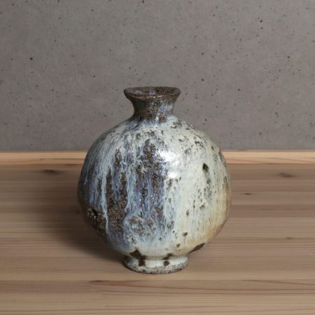 丸太宗彦　斑唐津扁壺徳利　酒器