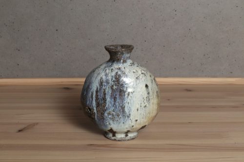 丸太宗彦 斑唐津扁壺徳利 酒器