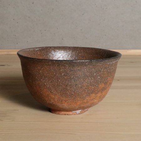 佐藤正一　赤楽茶盌　長次郎写し　柏崎