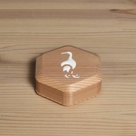 三代橋村萬象　京都　木具師　香合