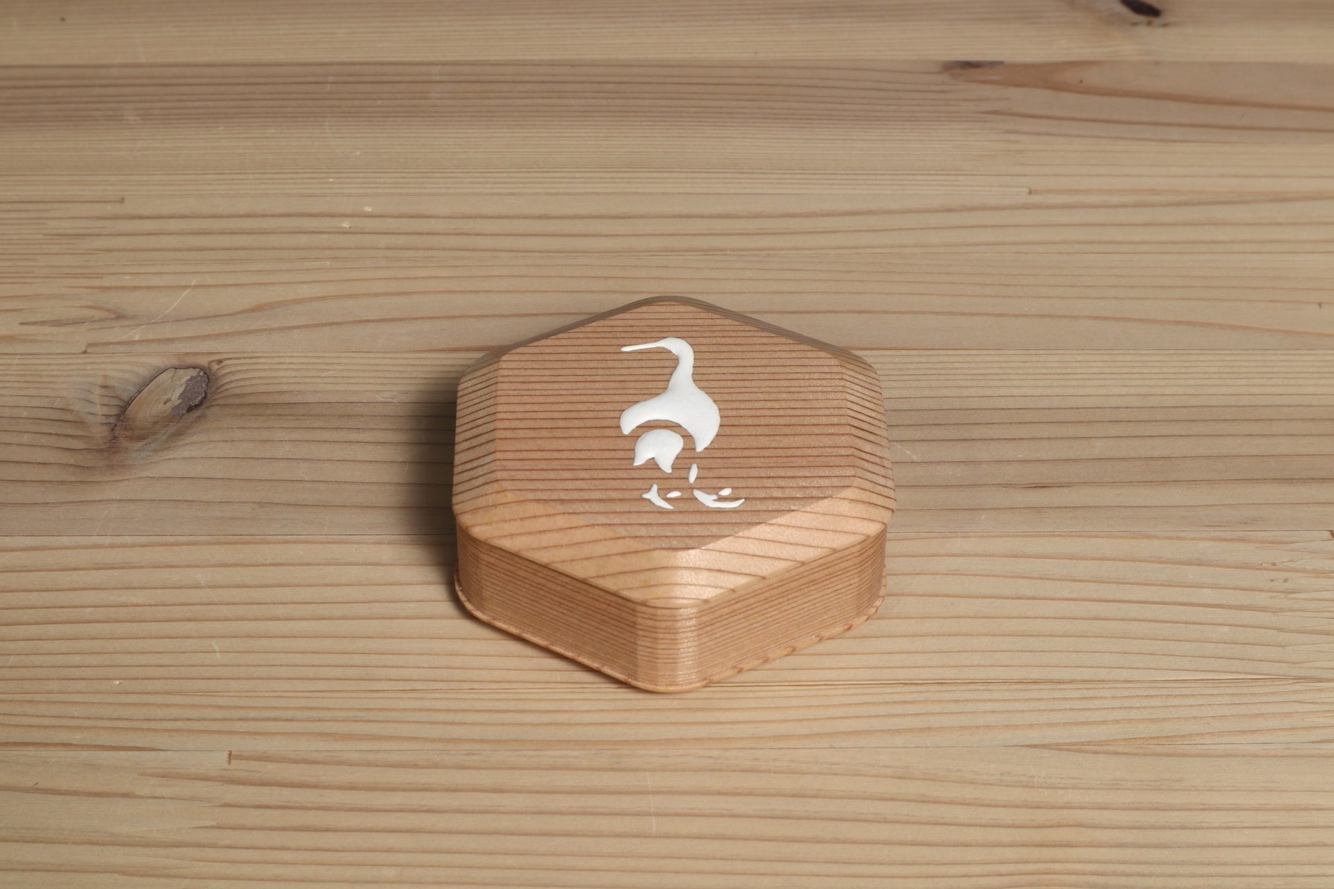 三代橋村萬象　京都　木具師　香合