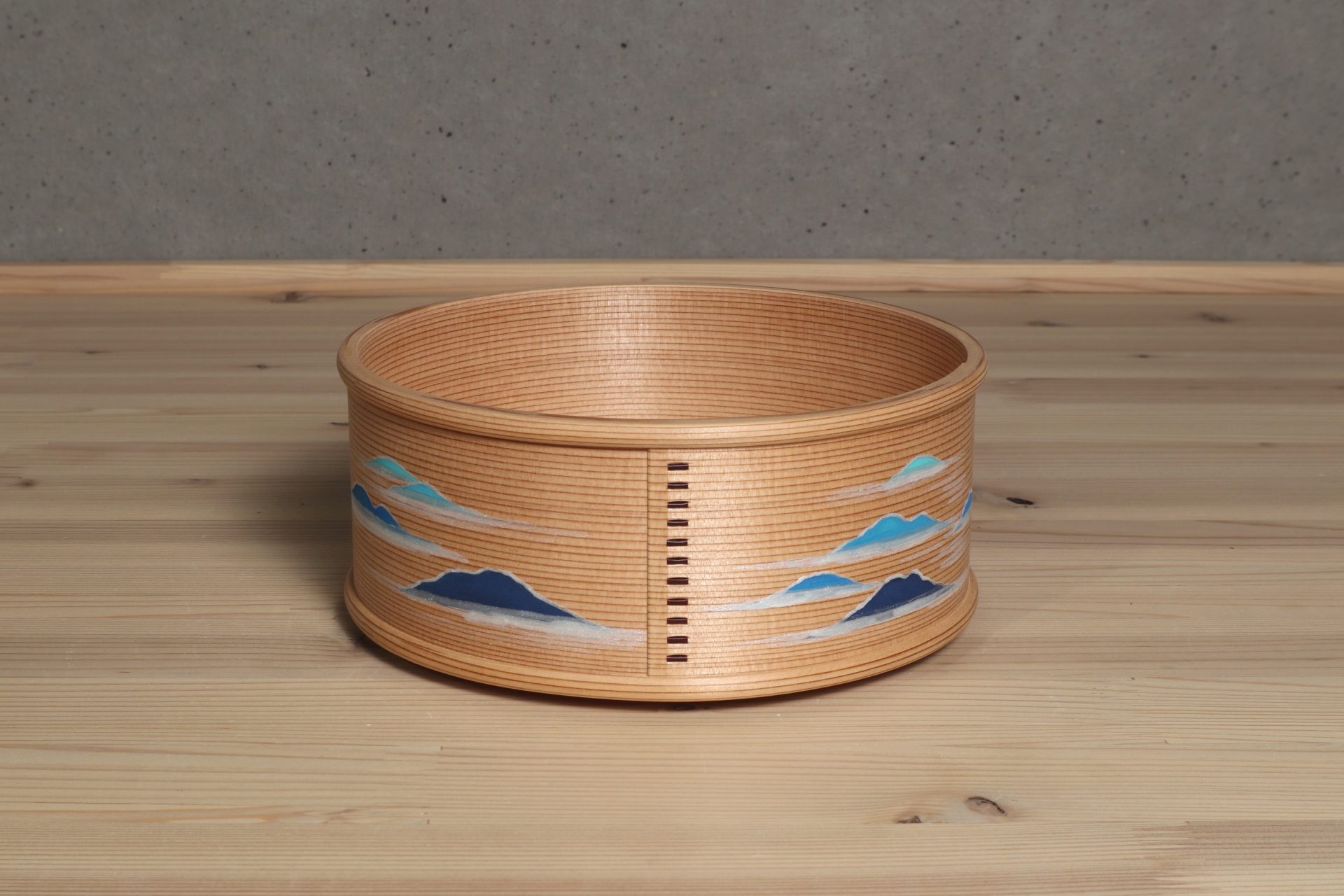 三代橋村萬象 京都 木具師 遠山絵建水